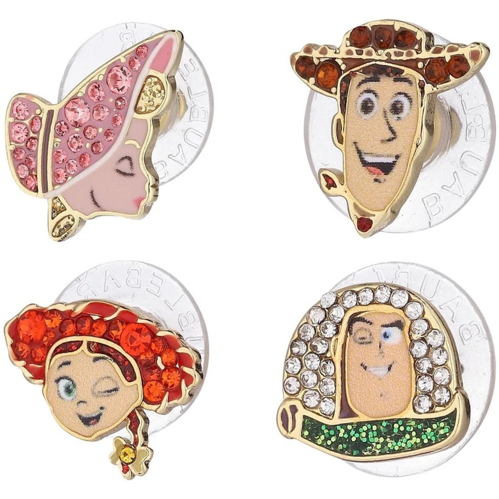 Baublebar X Disney's Pixar Toy Story Earrings Set Woody Buzz Jesse Bo Peep